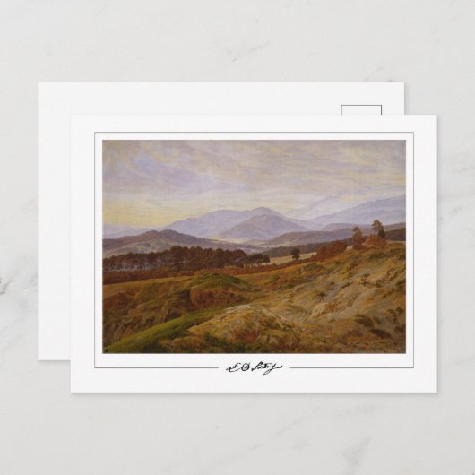 Caspar David Friedrich #21 - Fine Art Postcard Postkarte (Vorne/Hinten)
