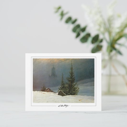 Caspar David Friedrich #23 - Fine Art Postcard Postkarte (Stehend Vorderseite)