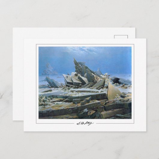 Caspar David Friedrich #24 - Fine Art Postcard Postkarte (Vorne/Hinten)