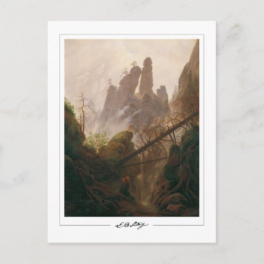 Caspar David Friedrich #2 - Fine Art Postcard Postkarte (Vorderseite)