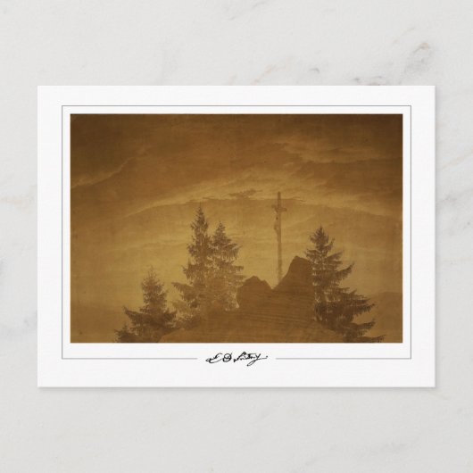 Caspar David Friedrich #38 - Fine Art Postcard Postkarte (Vorderseite)