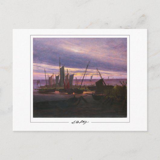 Caspar David Friedrich #55 - Fine Art Postcard Postkarte (Vorderseite)