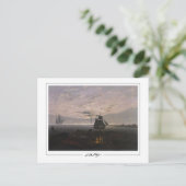 Caspar David Friedrich #59 - Fine Art Postcard Postkarte (Stehend Vorderseite)