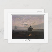 Caspar David Friedrich #59 - Fine Art Postcard Postkarte (Vorne/Hinten)