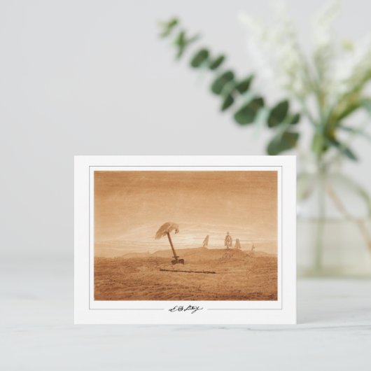 Caspar David Friedrich #5 - Fine Art Postcard Postkarte (Stehend Vorderseite)