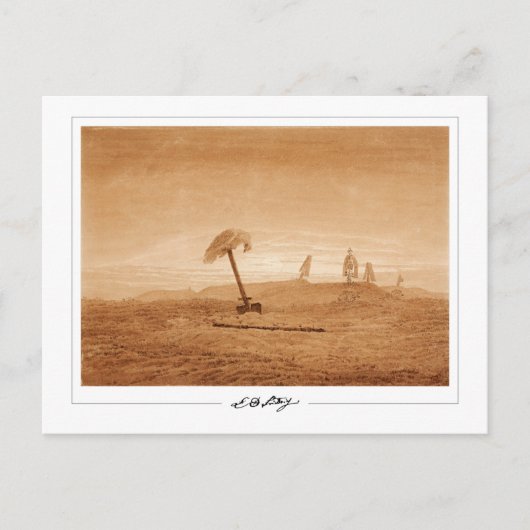 Caspar David Friedrich #5 - Fine Art Postcard Postkarte (Vorderseite)