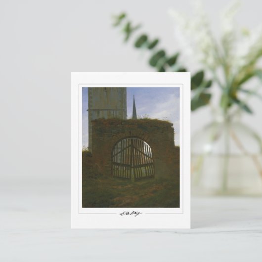 Caspar David Friedrich #62 - Fine Art Postcard Postkarte (Stehend Vorderseite)