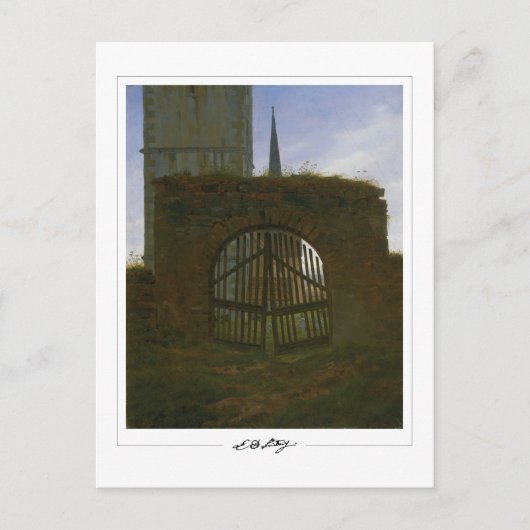 Caspar David Friedrich #62 - Fine Art Postcard Postkarte (Vorderseite)