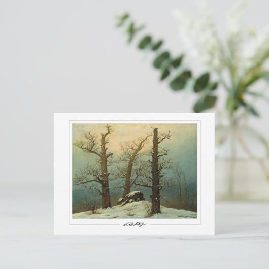 Caspar David Friedrich #6 - Fine Art Postcard Postkarte (Stehend Vorderseite)