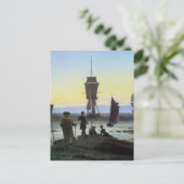 Caspar David Friedrich Bühnen des Lebens Postkarte (Stehend Vorderseite)