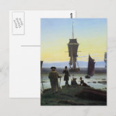 Caspar David Friedrich Bühnen des Lebens Postkarte (Vorne/Hinten)
