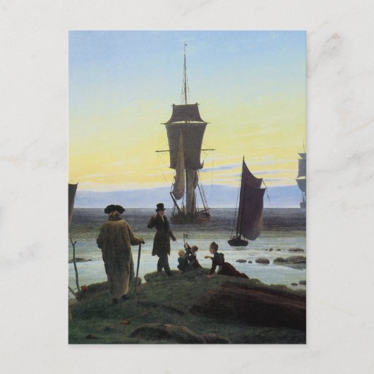 Caspar David Friedrich Bühnen des Lebens Postkarte (Vorderseite)