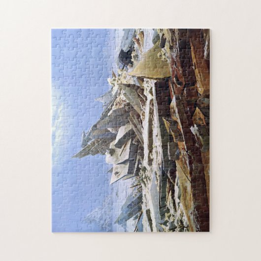 CASPAR DAVID FRIEDRICH - Das Meer von Eis 1824 Puzzle (Vertikal)