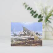 Caspar David Friedrich - Das Polarmeer Postkarte (Stehend Vorderseite)