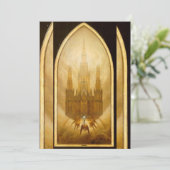 Caspar David Friedrich - Die Kathedrale Einladung (Stehend Vorderseite)