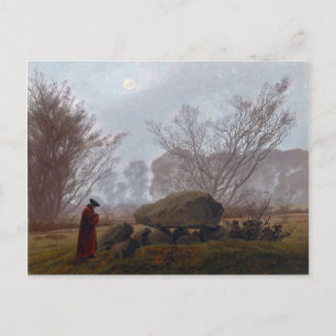Caspar David Friedrich Ein Spaziergang bei der Abe Postkarte
