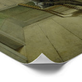 Caspar David Friedrich in seinem Studio, 1811 Poster (Ecke)