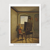 Caspar David Friedrich in seinem Studio Postkarte (Vorderseite)
