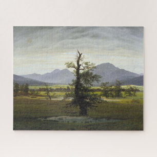 Caspar David Friedrich Kunst "des einsamen Baums" Puzzle