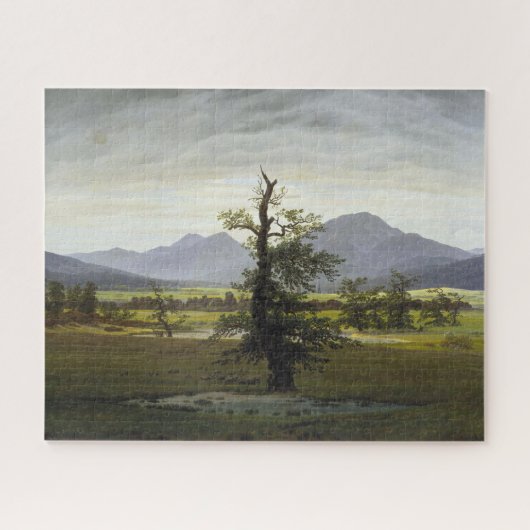Caspar David Friedrich Kunst "des einsamen Baums" Puzzle (Horizontal)