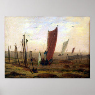 Caspar David Friedrich-Morgen Poster