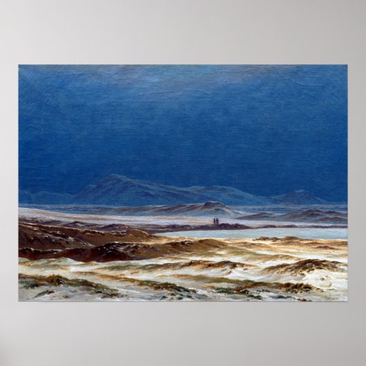 Caspar David Friedrich Nordlandschaft, Frühjahr Poster (Vorne)