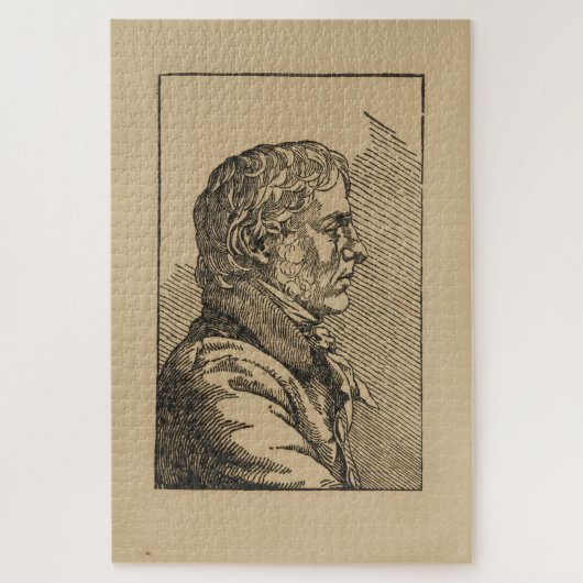 Caspar David Friedrich - Selbstportrait (1803) Puzzle (Vertikal)