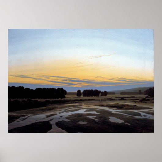 Caspar David Friedrich The Grosse Gehege Poster (Vorne)