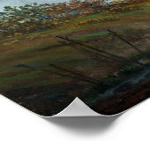 Caspar David Friedrich The Times of Day Morning Poster (Ecke)