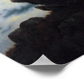 Caspar David Friedrich The Wanderer Above The Sea Poster (Ecke)