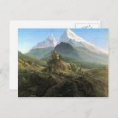 Caspar David Friedrich - The Watzmann Postkarte (Vorne/Hinten)
