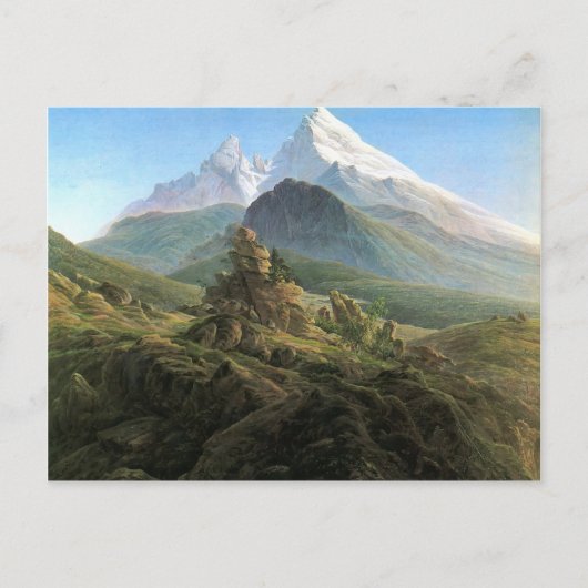 Caspar David Friedrich - The Watzmann Postkarte (Vorderseite)