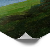Caspar David Friedrich treibt Wolken Poster (Ecke)