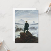 Caspar David Friedrich - Wanderer über dem Meer Karte (Vorderseite/Rückseite Beispiel)