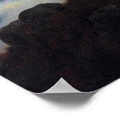 CASPAR DAVID FRIEDRICH - Wanderer über dem Meer Poster (Ecke)