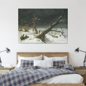 Caspar David Friedrich Winterlandschaft Leinwanddruck (Insitu (Schlafzimmer))