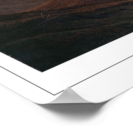 Caspar David Friedrich Zedign Art Poster #120 (Ecke)