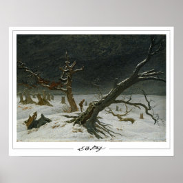 Caspar David Friedrich Zedign Art Poster #128