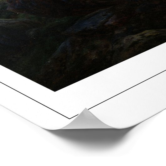 Caspar David Friedrich Zedign Art Poster #140 (Ecke)