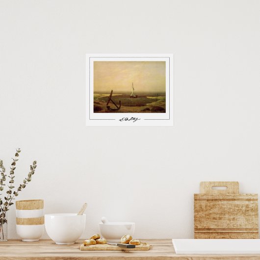 Caspar David Friedrich Zedign Art Poster #150 (Küche)