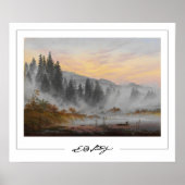 Caspar David Friedrich Zedign Art Poster #16 (Vorne)