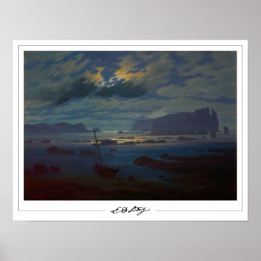 Caspar David Friedrich Zedign Art Poster #17 (Vorne)