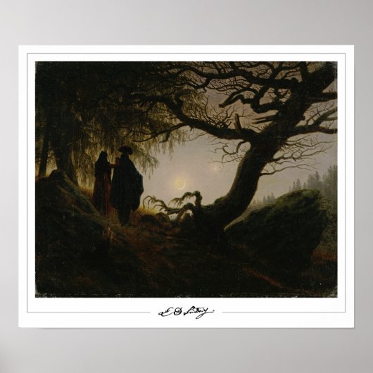 Caspar David Friedrich Zedign Art Poster #200 (Vorne)