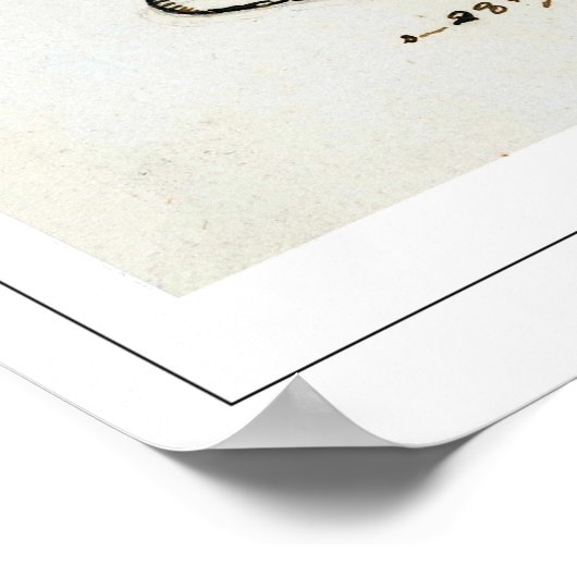 Caspar David Friedrich Zedign Art Poster #201 (Ecke)