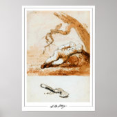 Caspar David Friedrich Zedign Art Poster #201 (Vorne)