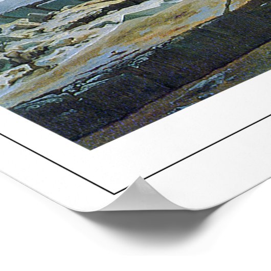 Caspar David Friedrich Zedign Art Poster #24 (Ecke)