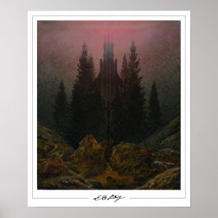 Caspar David Friedrich Zedign Art Poster #3