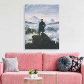 Caspar Friedrich Der Wanderer über dem Nebel Leinwanddruck (Insitu (Wohnzimmer))