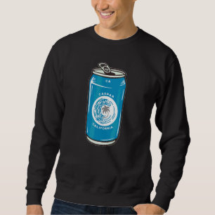 Caspar Kalifornien Ca Bier Soda Pop Trinken Andenk Sweatshirt