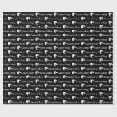 Casper College Text-Logo Geschenkpapier (Flach)